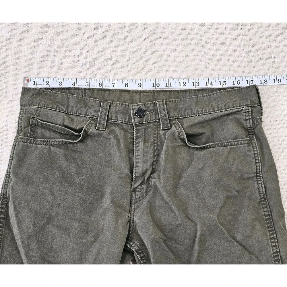 Levi's 511 Jeans Mens Skinny Green Wash Denim Tag Size W34 L32